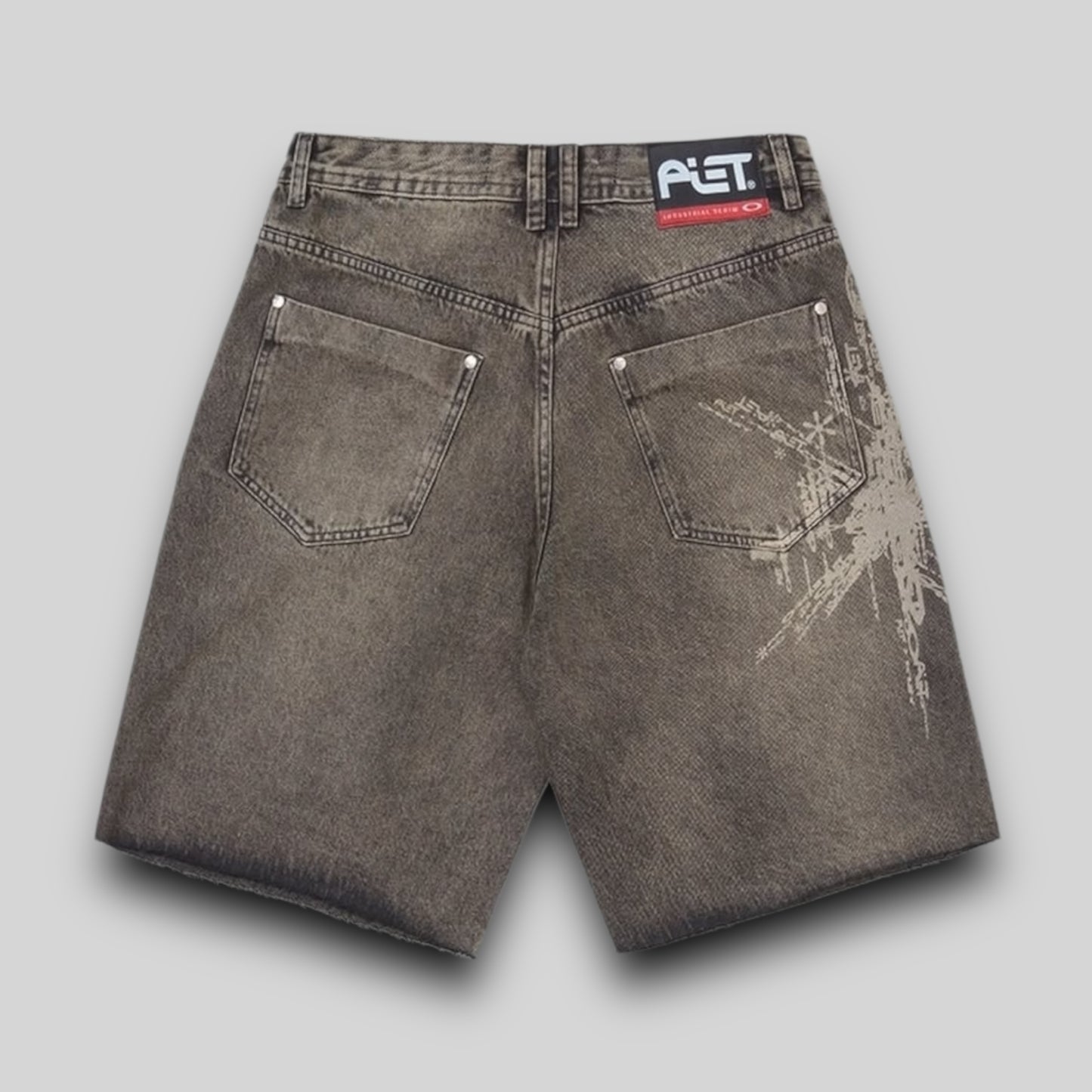Bermuda Oakley x Piet Distressed Denim