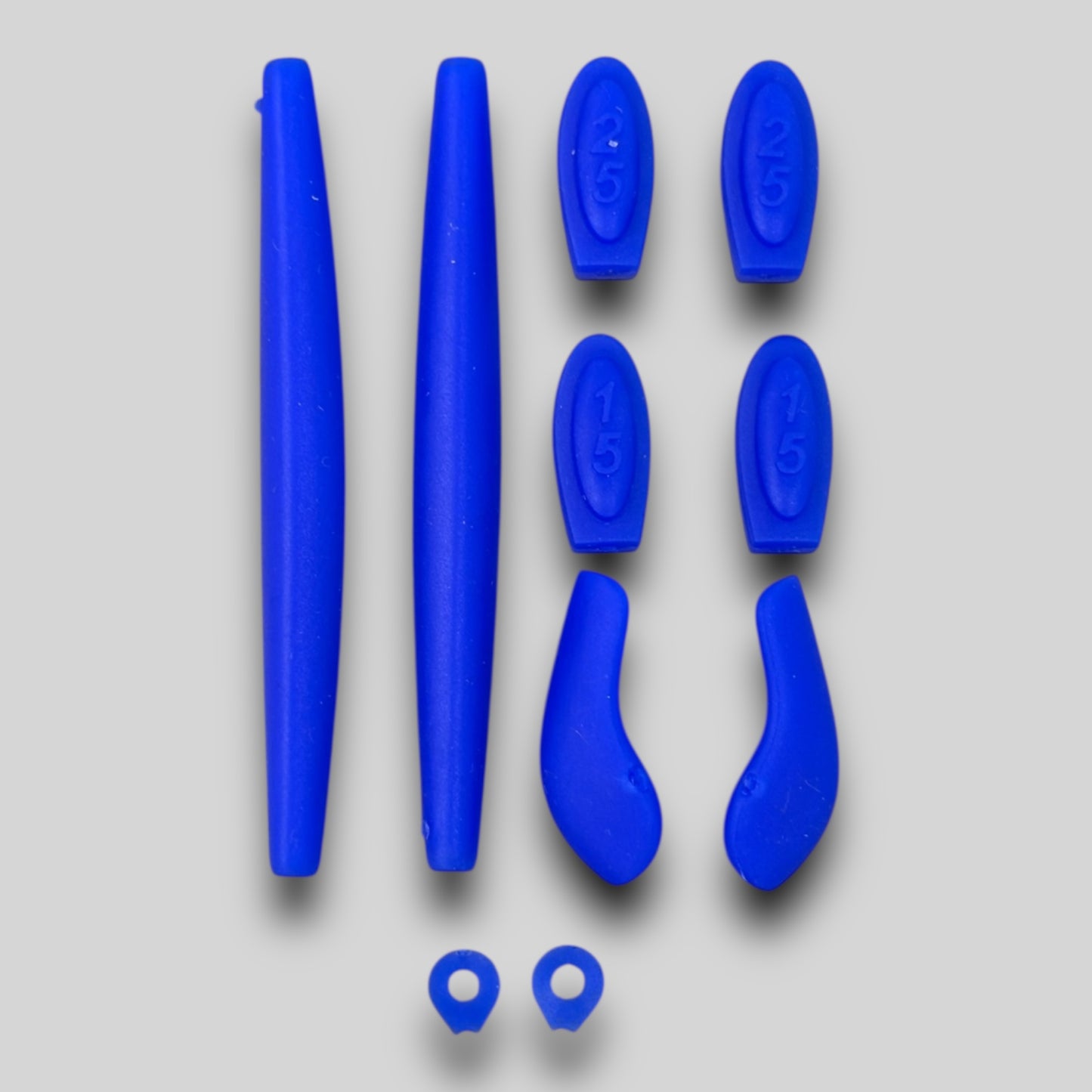 Kit de borracha Double X e Juliet (Azul)