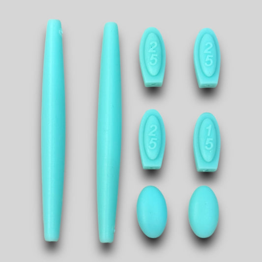 Kit de borracha Mars (Verde Água)