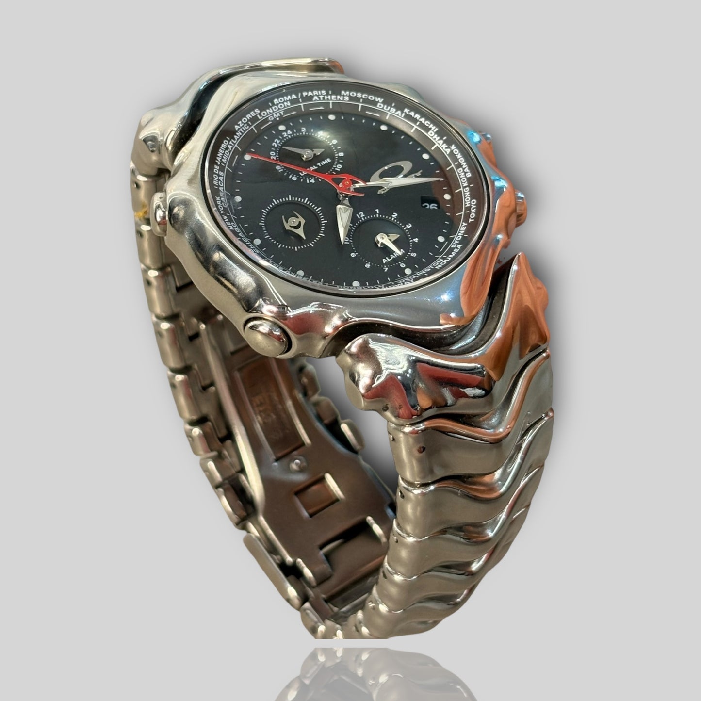 Gmt Polished Blakc Dial