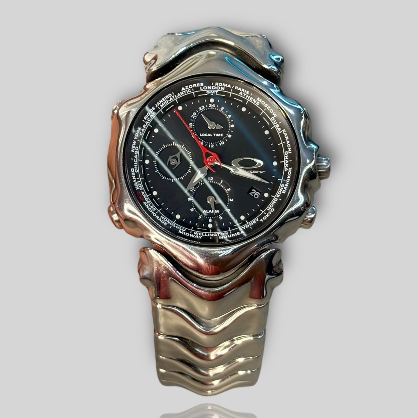 Gmt Polished Blakc Dial