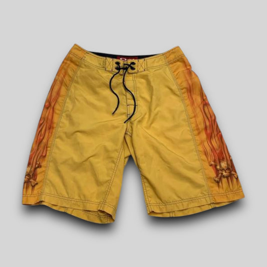 Bermuda Oakley Skull Flames