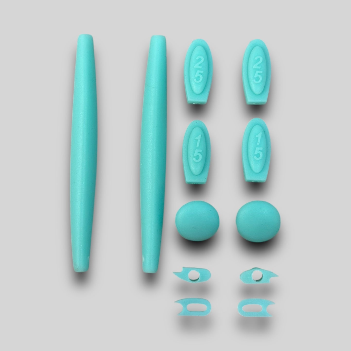 Kit de borracha Romeo 1 (Verde Água)