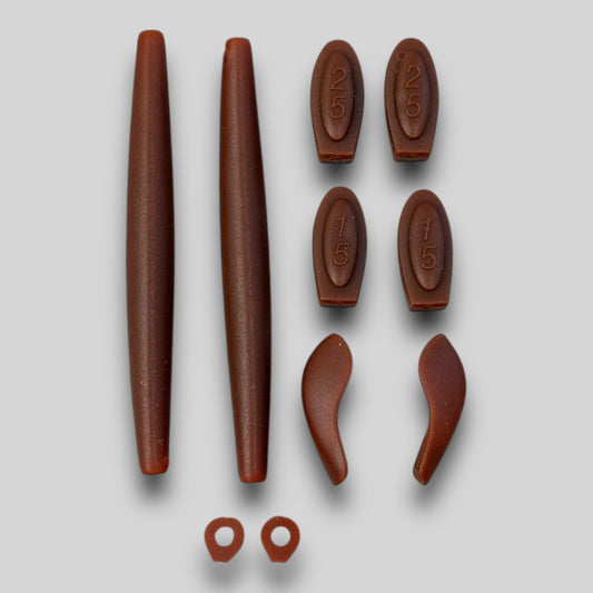 Kit Borracha Double X e Juliet (Marrom)